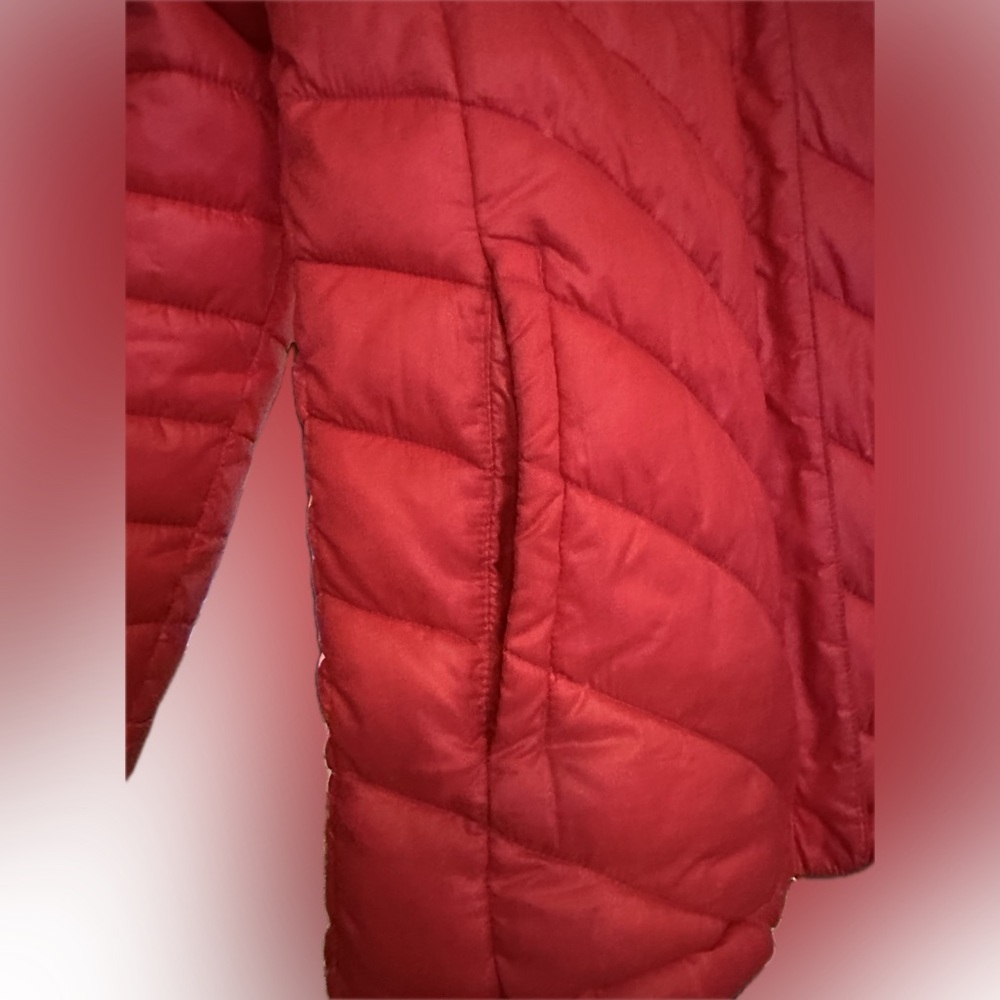 Columbia Girls' Powder Lite Red Puffer Jacket with Hood Size XL (18/20) - Picture 3 of 14